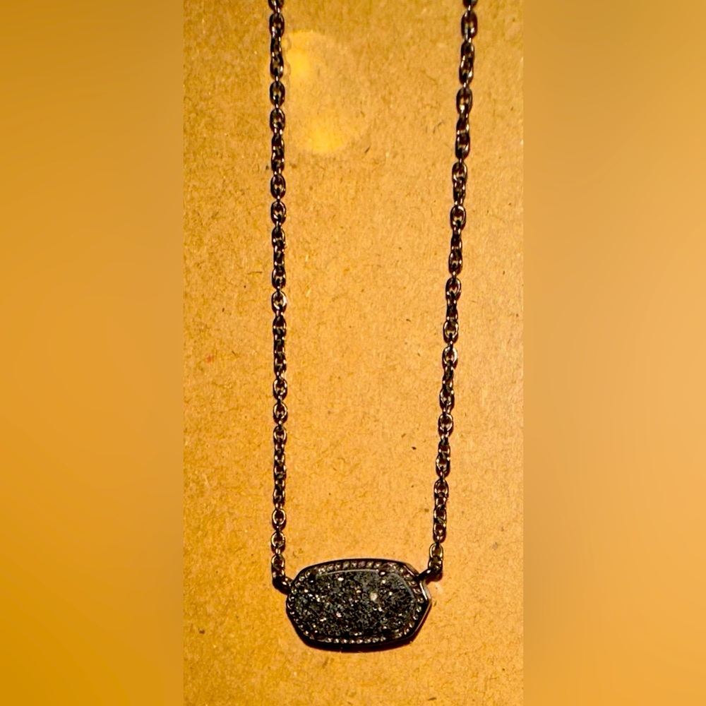 Kendra Scott Elisa necklace - gunmetal